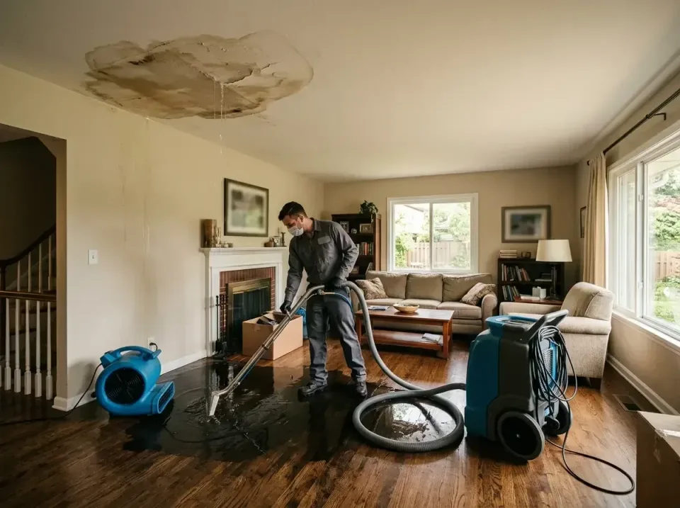 attic-pipe-burst-ceiling-drip-008 — frequently asked questions, Water Damage Restoration & Carpet Care in Brunswick, MD